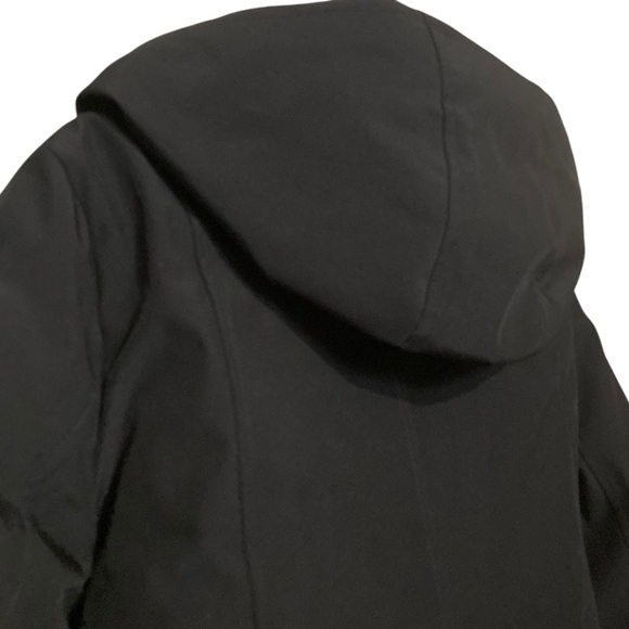 DKNY Hooded Bibbed Zip-Front Puffer Coat - Picture 8 of 16